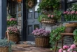 spring porch decor