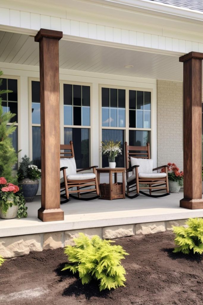 Charming Farmhouse Front Porch Inspiration