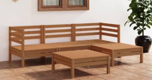 wooden garden furniture sets