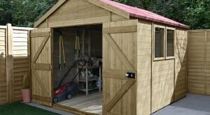 large garden sheds