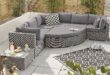 rattan garden sofa