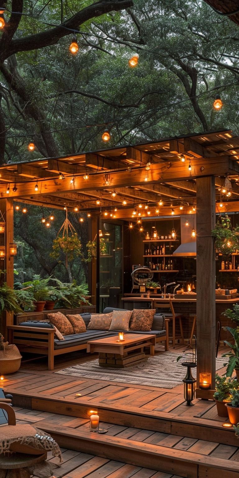 Brightening Up Your Backyard with Stunning Lights