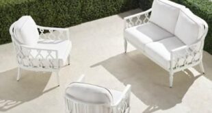 white outdoor furniture