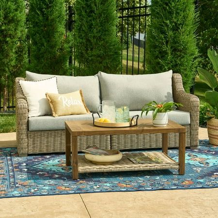 wicker patio furniture