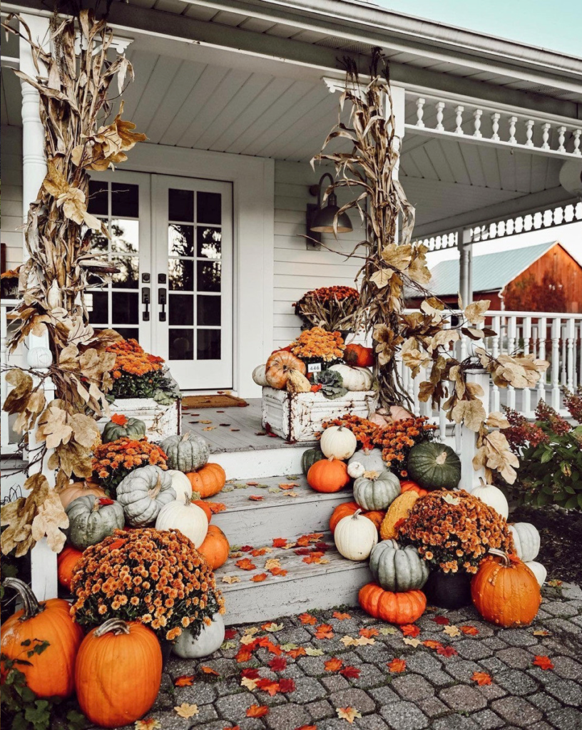 fall front porch ideas