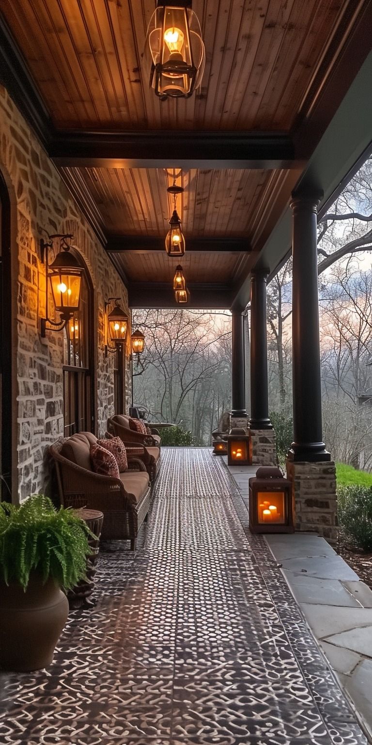 Charming Rustic Porch Inspiration