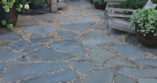 flagstone patio design