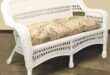 white wicker patio furniture