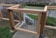 wood and wire fence ideas