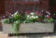 garden planter troughs