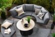 rattan garden sofa