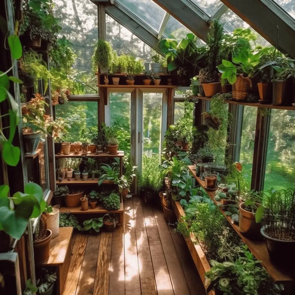 small garden greenhouse ideas