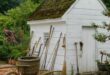 wooden garden sheds