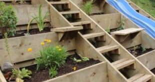 pallet raised garden bed