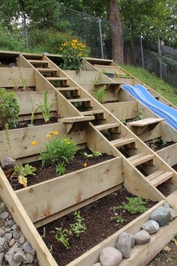 pallet raised garden bed