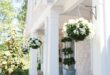 landscaping in front of porch