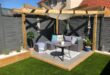 small garden pergola