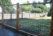 wood and wire fence ideas