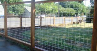 wood and wire fence ideas