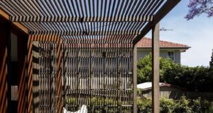 wooden pergola