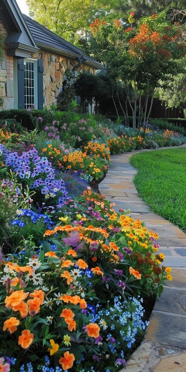 Enhancing Your Front Yard with Beautiful Flower Beds