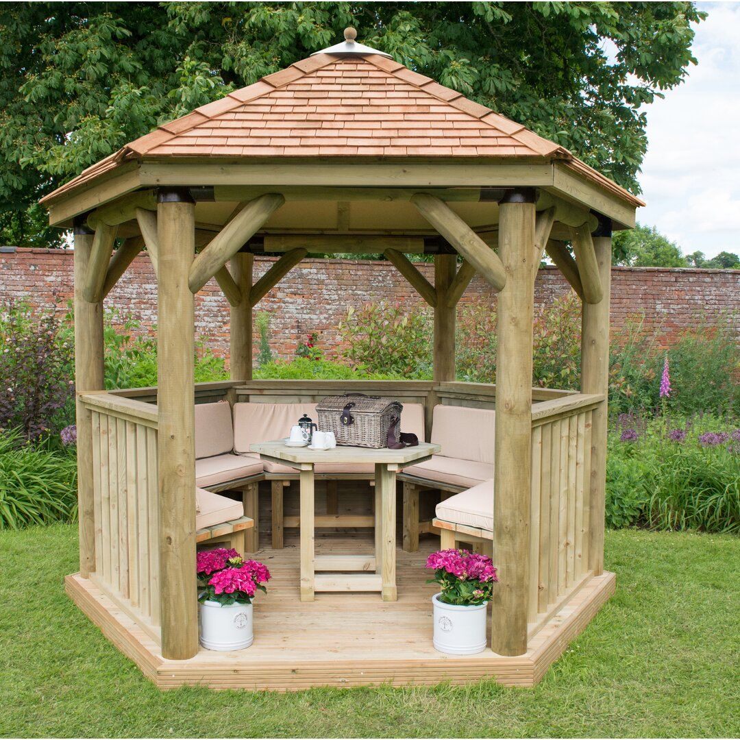 The Charm of a Petite Gazebo