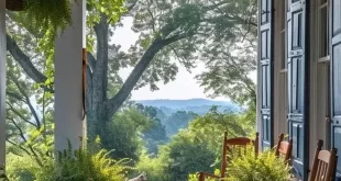 spring porch decor