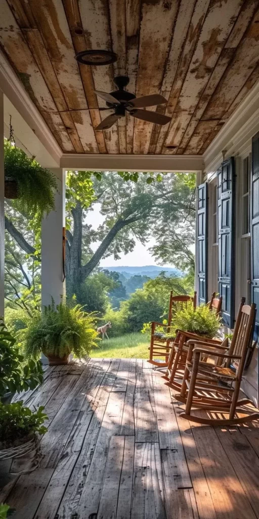 spring porch decor