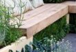 wooden garden benches