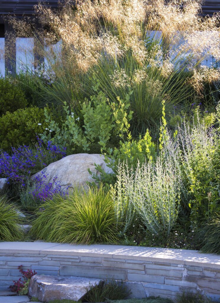 garden design on a slope