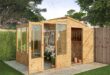 wooden garden sheds