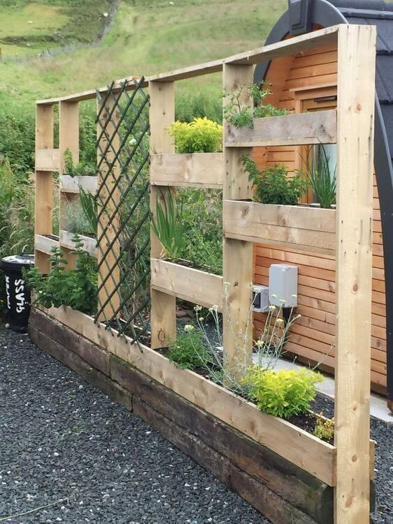 Creative Garden Designs Using Pallets