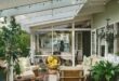 simple screened in porch