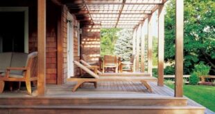 wooden pergola