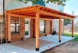 cedar pergola