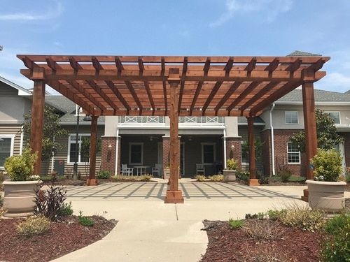 cedar pergola