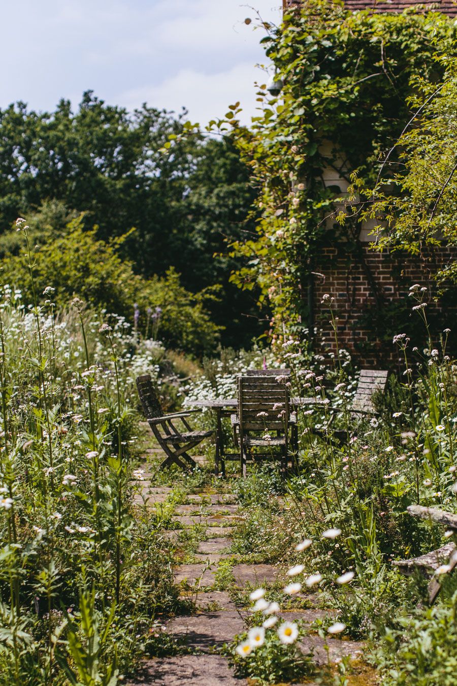 A Colorful and Quaint Cottage Garden Oasis