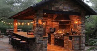 backyard kitchen