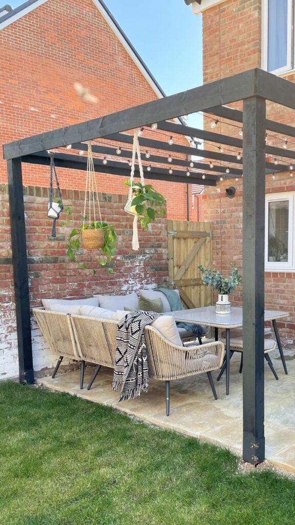 small garden pergola