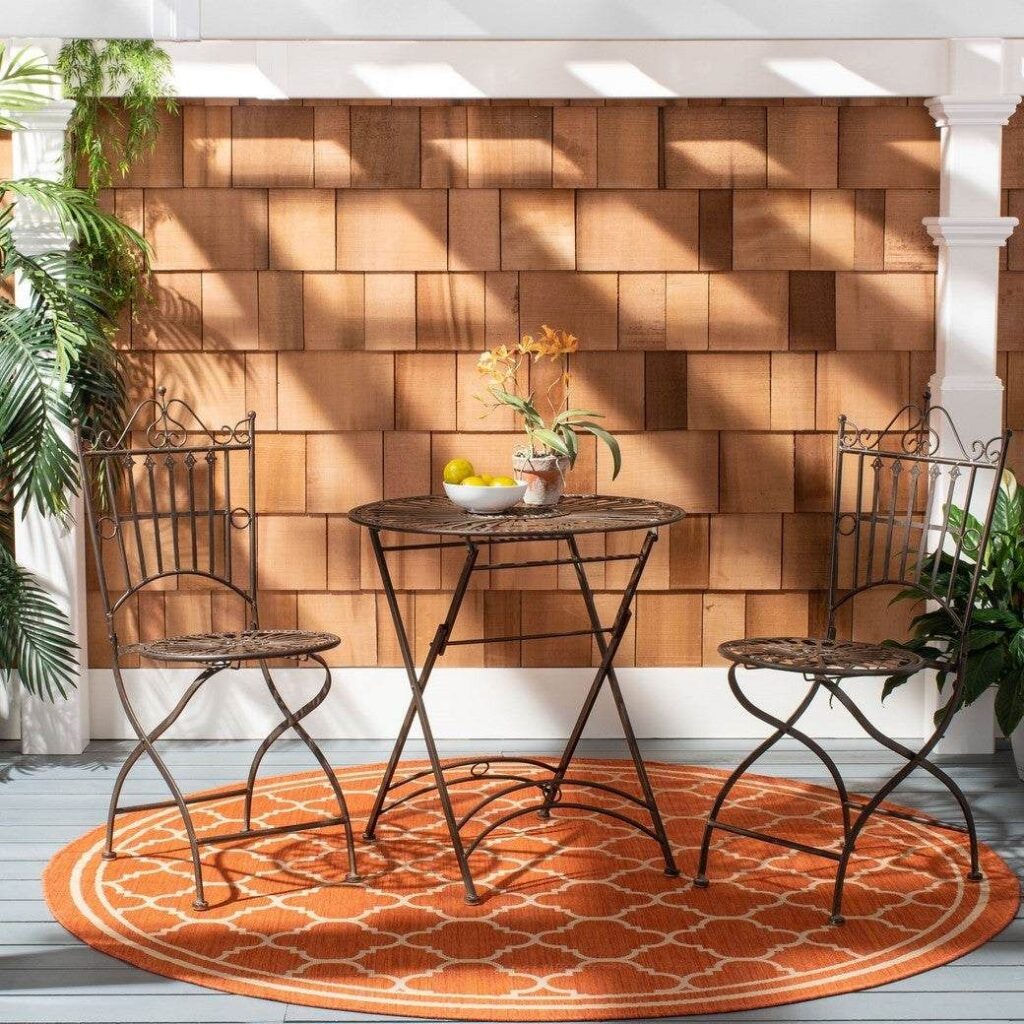 outdoor bistro set