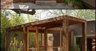 simple screened in porch