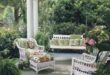 white wicker patio furniture