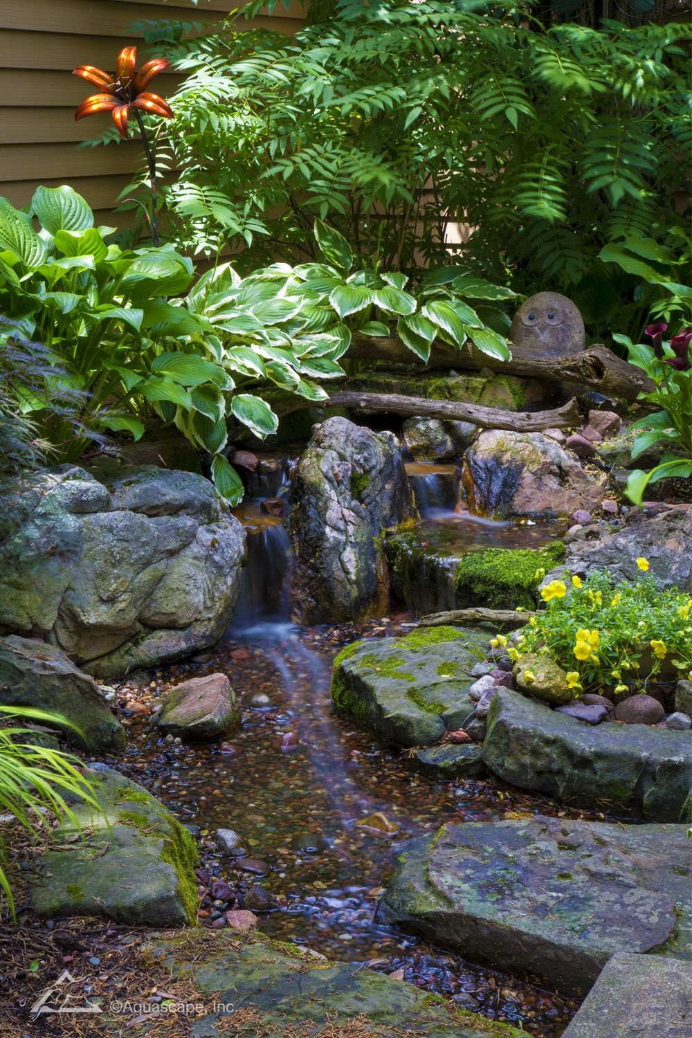 A Serene Touch: Small Garden Waterfalls