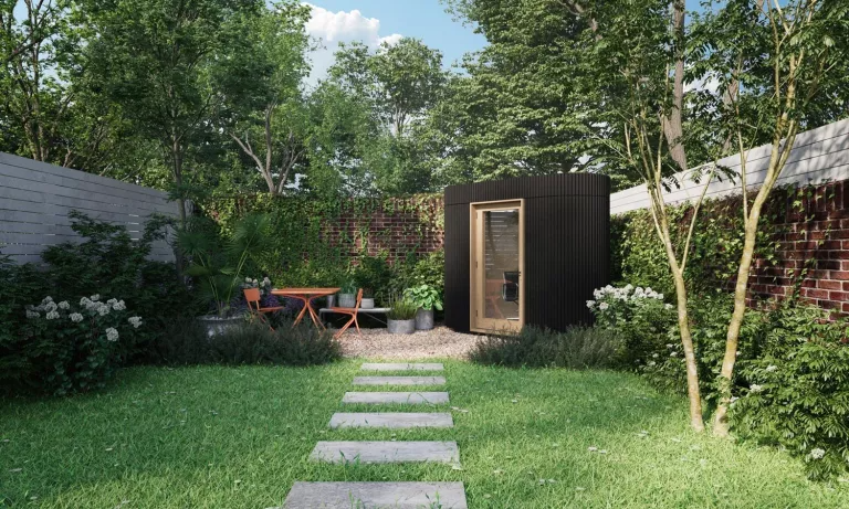 A Tiny Haven: The Charm of a Compact Garden Office