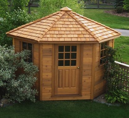 A Unique and Functional Shed for Every Corner