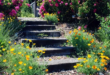 landscaping steps on a slope