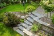 landscaping steps on a slope