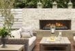 outdoor fireplace designs