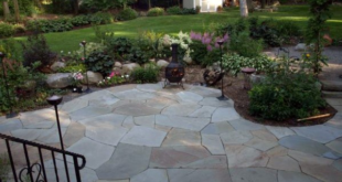 flagstone patio design