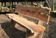 wooden garden benches